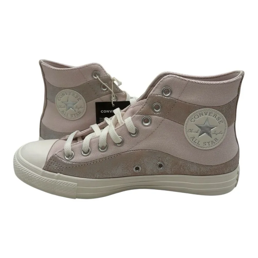 Converse Chuck Taylor All Star Suede Shimmer Shoes Womens Size 8 Blush Hush Pink